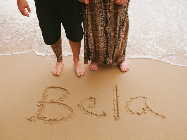 ENSAIO GRÁVIDA EXTERNO de Ensaio gestante na praia