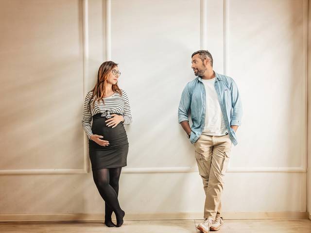 Sessão de Gravidez - Estúdio de DAVINA & NUNO