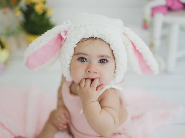 Mini sessões de Maria Luiza ♥ Páscoa 2018