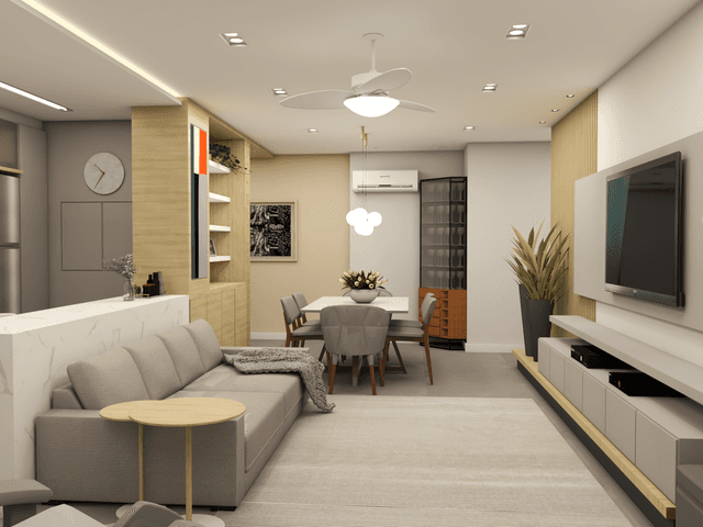 INTERIORES RESIDENCIAL de APARTAMENTO F & M