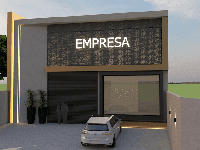 ARQUITETÔNICO COMERCIAL de BARRACÃO COMERCIAL