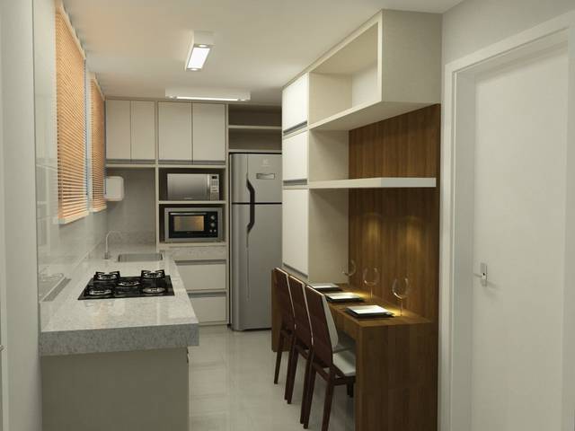 INTERIORES RESIDENCIAL de RESIDÊNCIA GD | COZINHA