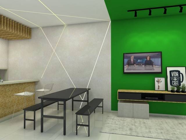 INTERIORES COMERCIAL de AKI CORPORAÇÕES | ÁREA DE LAZER