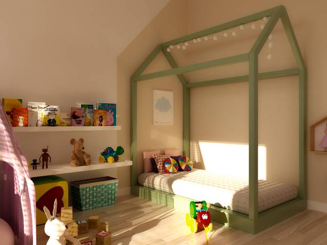 INTERIORES RESIDENCIAL de RESIDÊNCIA BP | QUARTO FILHAS