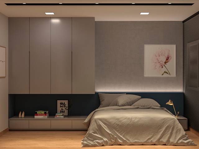 INTERIORES RESIDENCIAL de RESIDÊNCIA FG | SUÍTE CASAL