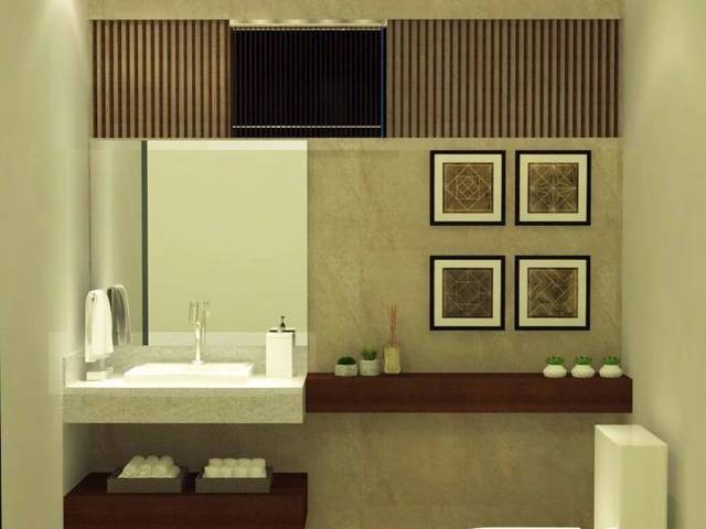 INTERIORES RESIDENCIAL de RESIDÊNCIA GD | LAVABO