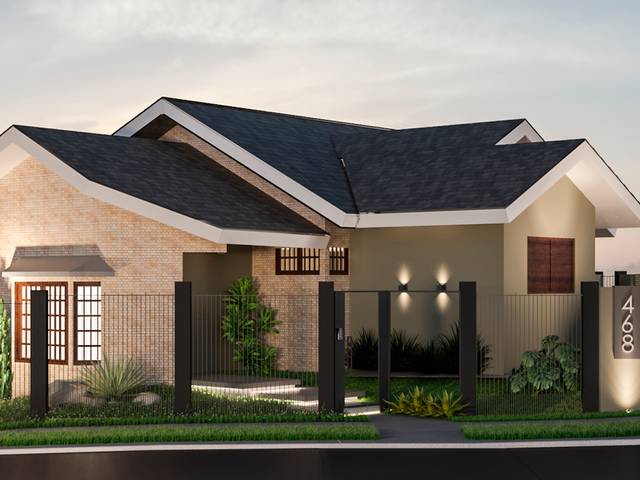 ARQUITETÔNICO RESIDENCIAL de RESIDENCIA L & J B - REVITALIZAÇÃO DE FACHADA