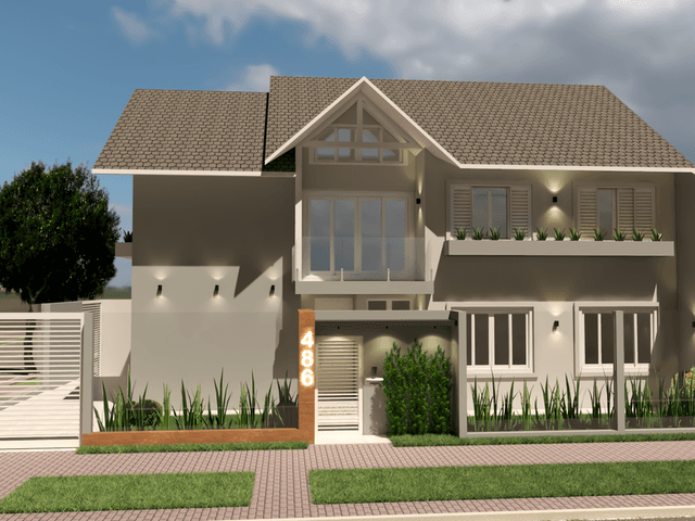 ARQUITETÔNICO RESIDENCIAL de REVITALIZAÇÃO DE FACHADA - AC