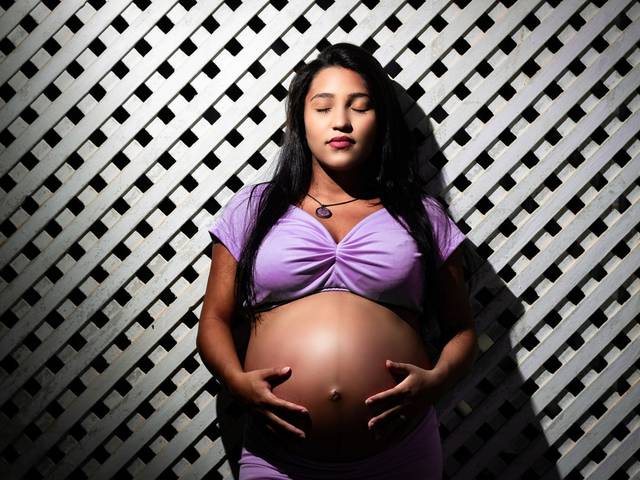 Gestante de Letícia