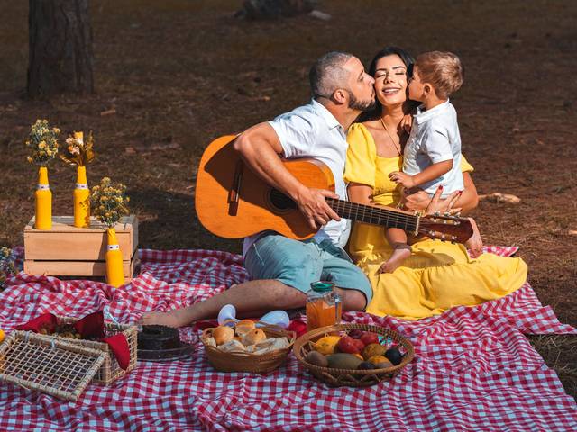 Família de 3 anos Théo