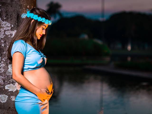 Gestante de Ensaio Gestante - Letícia