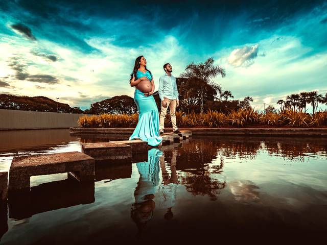 Gestante de Ensaio Gestante - Bia