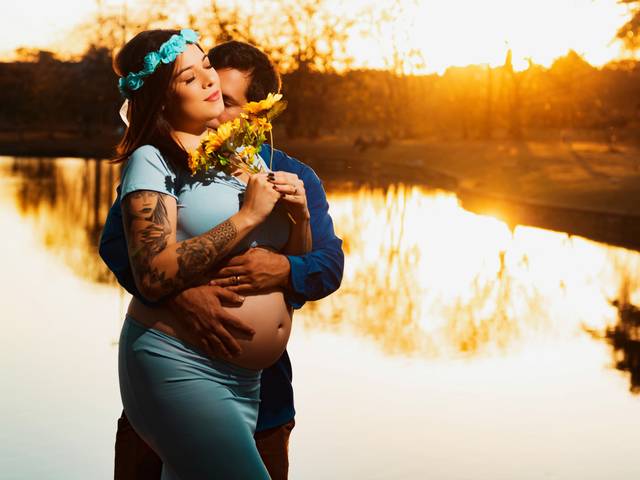 Gestante de Ensaio Gestante  -  Marcela e Peter