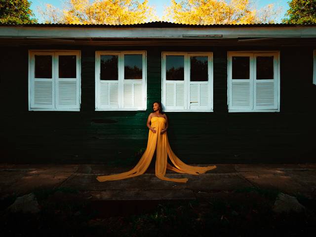 Gestante de Ensaio Gestante - Renata