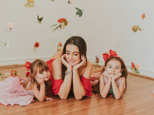 Família de Dia das Mães - Gabi, Antonella e Manu