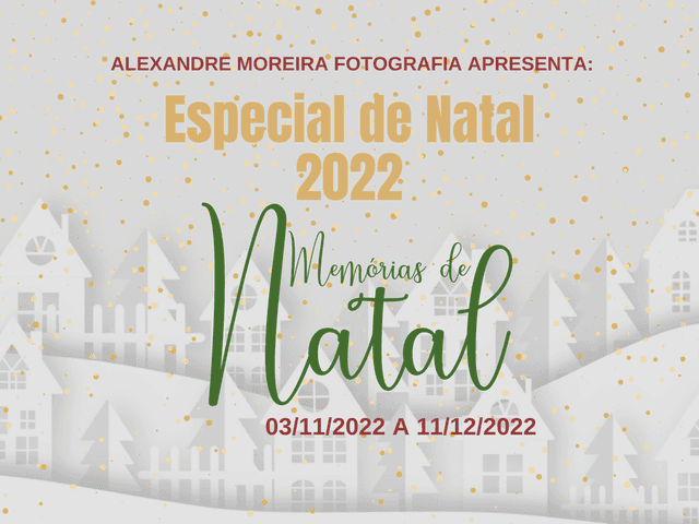 Ensaio Infantil de MEMÓRIAS DE NATAL 2022