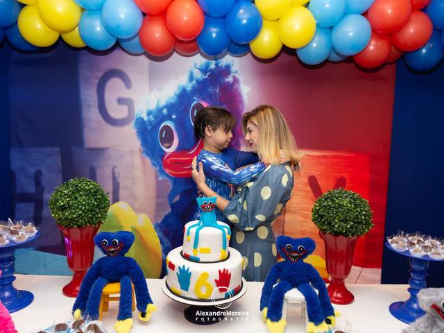 Aniversário Infantil de Aniversário 6 anos Gabriel - Festa Poppy Playtime
