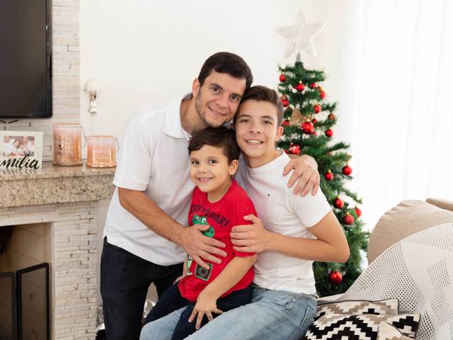 Ensaio de Se vista para Árvore - Familia Bender