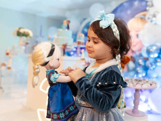 Aniversário Infantil de Lara 3 anos - Festa Frozen