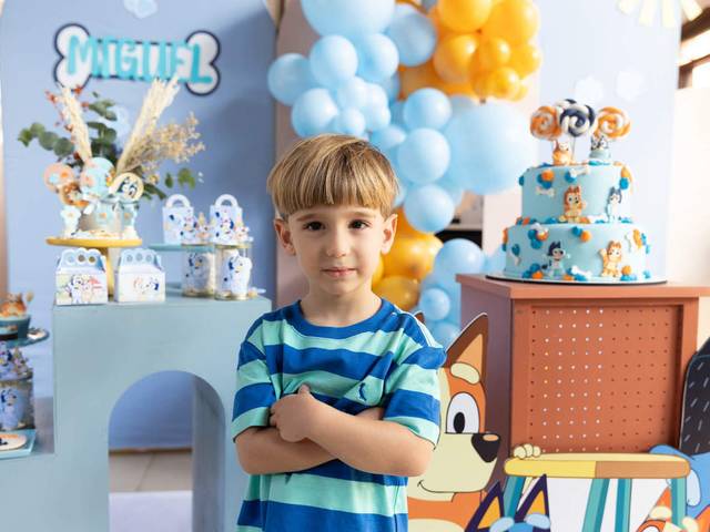 Aniversário Infantil de Miguel 4 anos - Festa Bluey