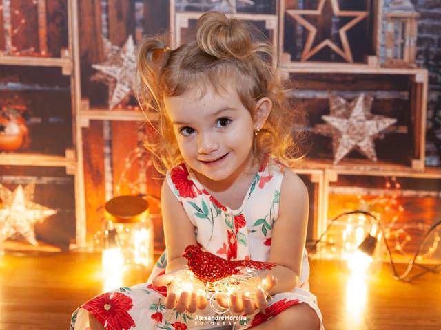 Ensaio Infantil de Ensaio de Natal