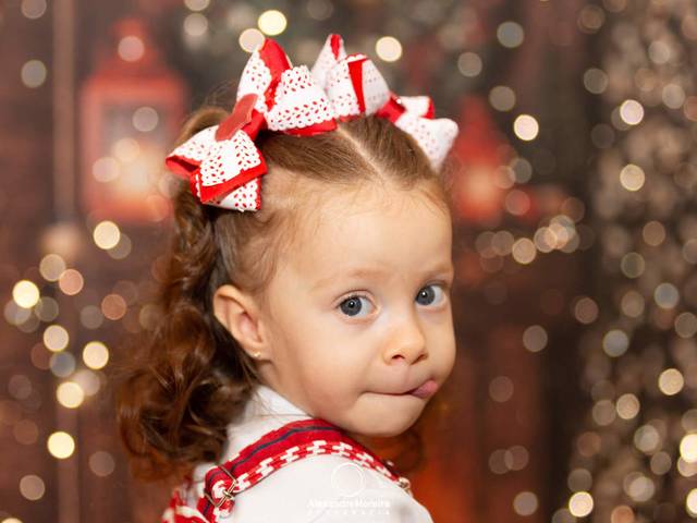 Ensaio Infantil de Ensaio de Natal