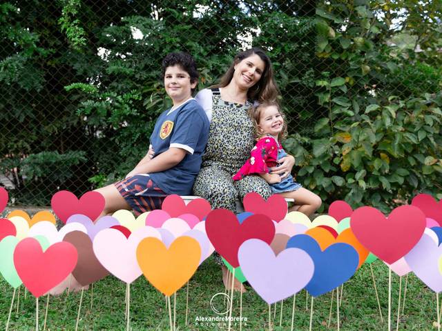 Ensaio Infantil de Carolina, Miguel, Joana e Antônia - Plante Amor no seu Jardim