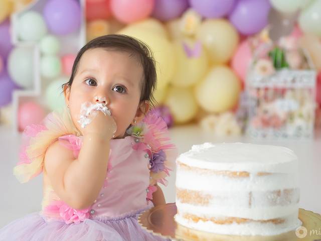 Smash Cake de Sesión Smash Cake - Pía