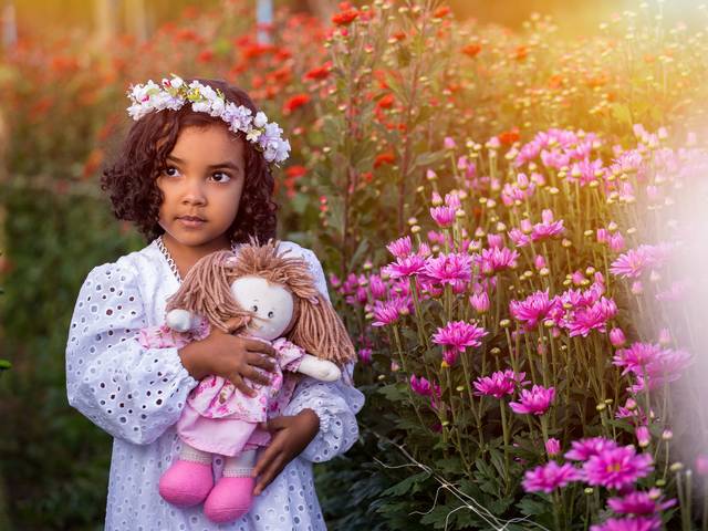 Ensaio Infantil de Safira - 3 Anos