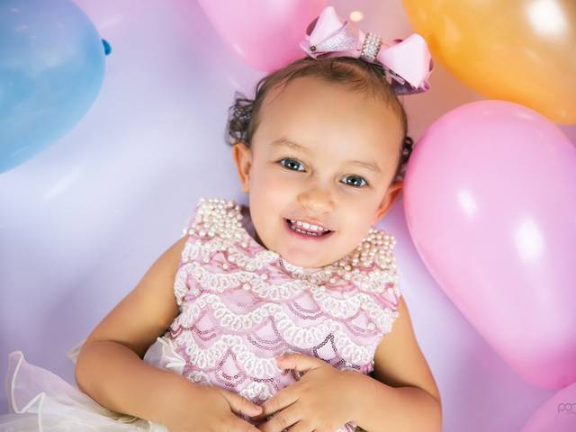 Ensaio Infantil de Amelie - 2 Anos