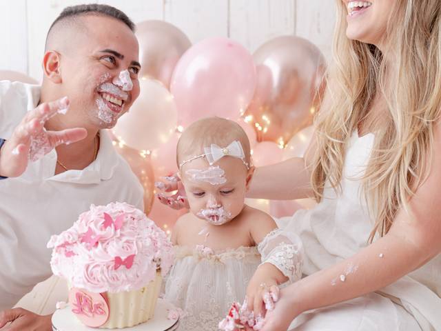 Ensaio de Aniversário de Lis - Smash The Cake