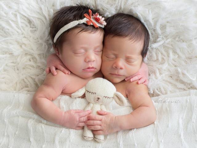 Newborn de Manu e Kaleb, 13 dias