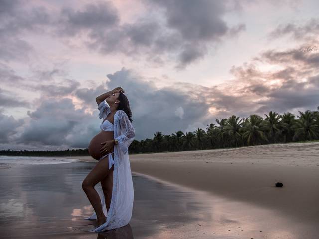 Gestante de Juliana à espera de Davi