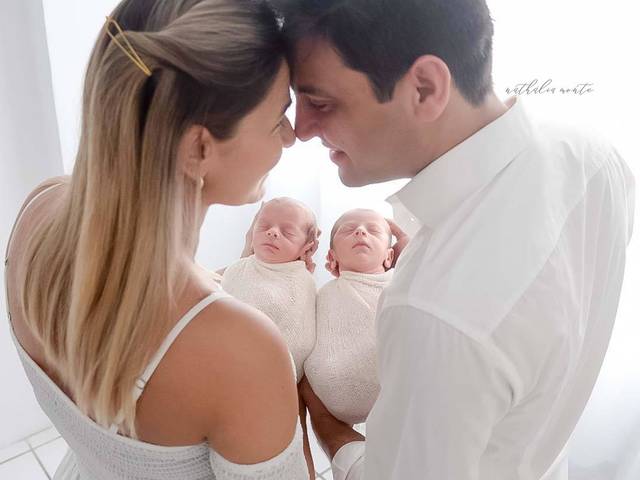 Newborn de Bento e Jorge, 12 dias.