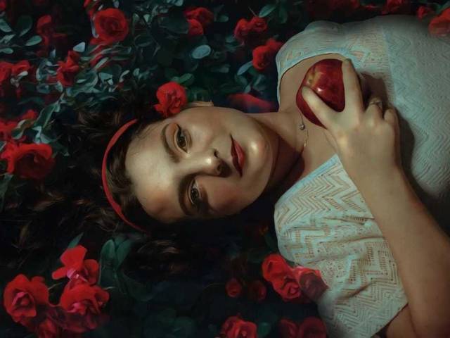 Fine Art Ensaio de Branca de Neve