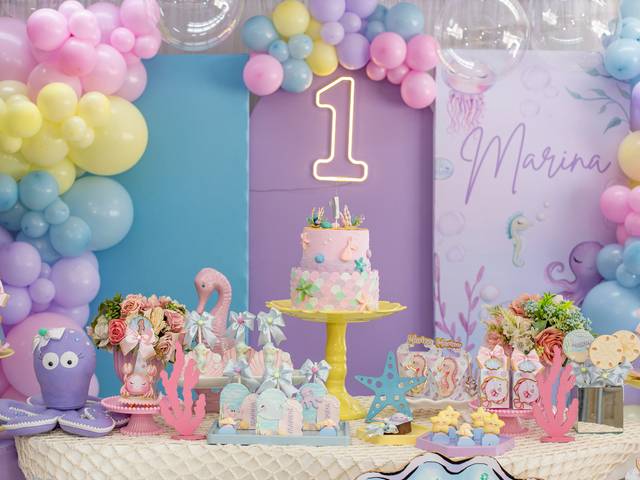 ANIVERSÁRIO INFANTIL de 1 ANINHO DA MARINA 