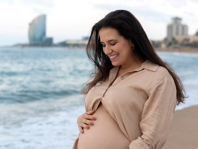 Sesión de maternidad de Monica