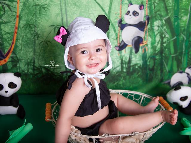 Acompanhamento Mensal de Pandinha super fofo