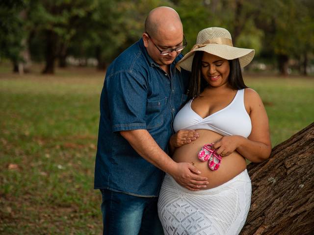 Gestante/Newborn de Ensaio Gestante | Dayany e Bruno | À espera de Anny