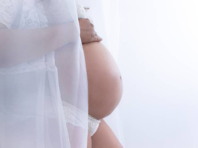 Gestante de A Doce espera de Noah