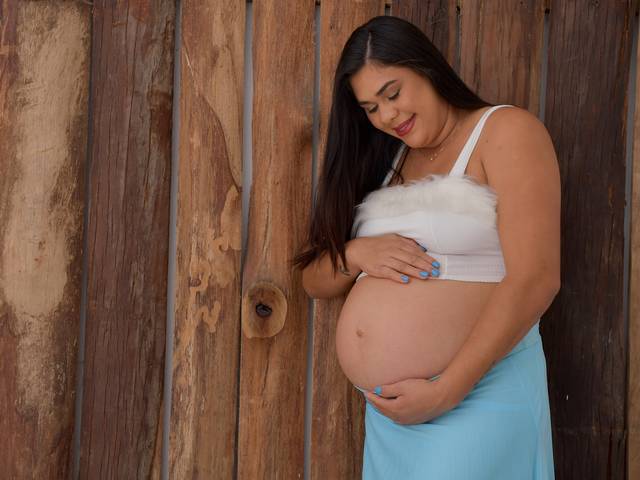 Gestante de Lucelena