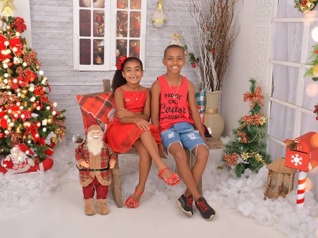 Natal  de a Luiza e Leonardo