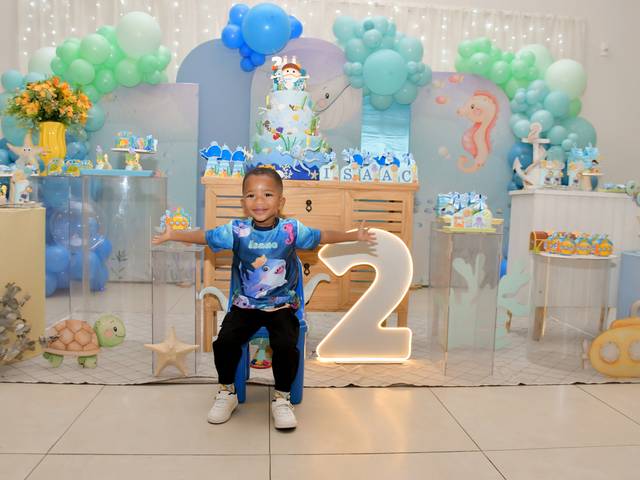 Aniversários de Isaac 2 anos
