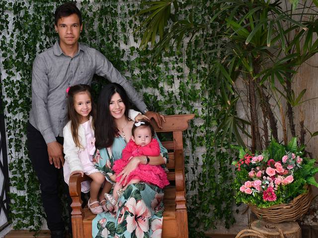 Dia das Mães  de Yasmin e família