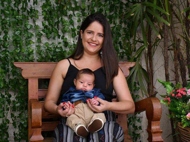 Dia das Mães  de Gael e a mamãe Camila