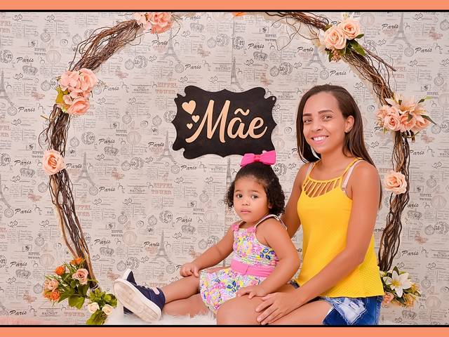 Dia das Mães  de Mamãe Lisandra e sua filha Maria Emanuelly