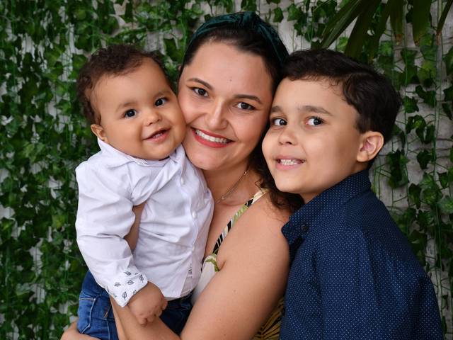 Dia das Mães  de Gael e Otávio 