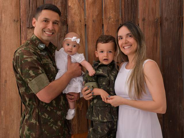 Estúdio de Shirley e família