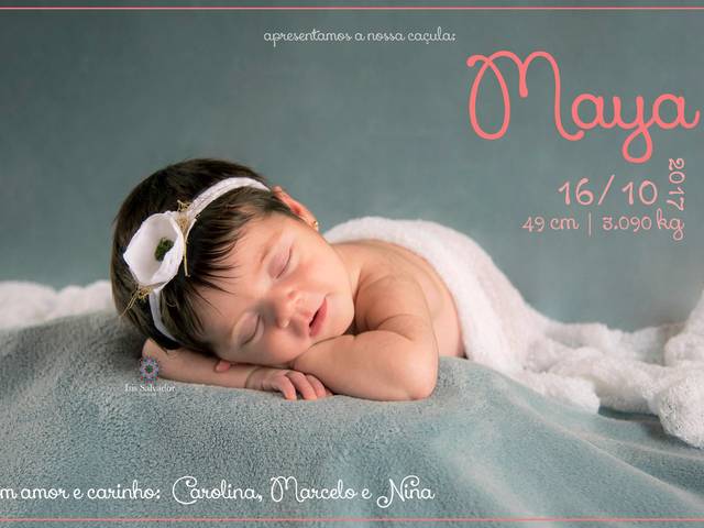 Ensaio Newborn de Maya - dias