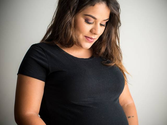 Gestante de Esperando Heitor